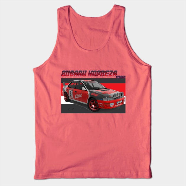 Subaru Impreza GrpA Tank Top by PjesusArt